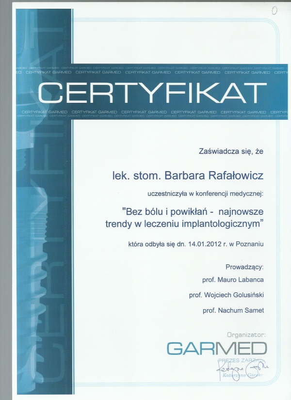 Certyfikat